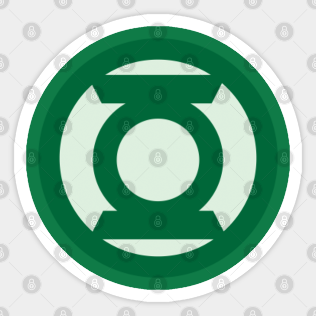 Green Lantern Emblem Green Lantern Sticker TeePublic